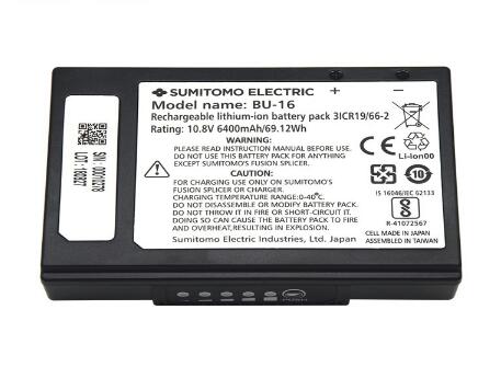 BU-16住友光纖熔接機電池
